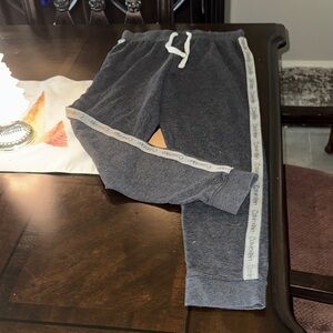Calvin Klein Dark Gray Joggers with Logo Trim